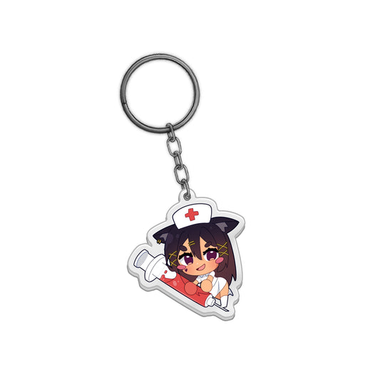 SulkyCats "Nurse" Keychain