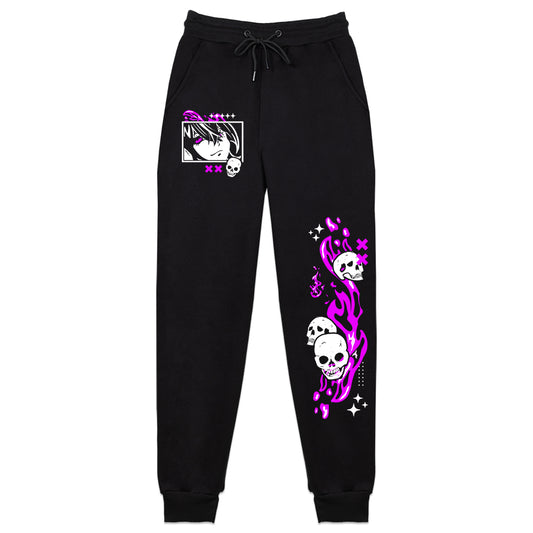 FuriKhronica Skull and Flame Sweatpants