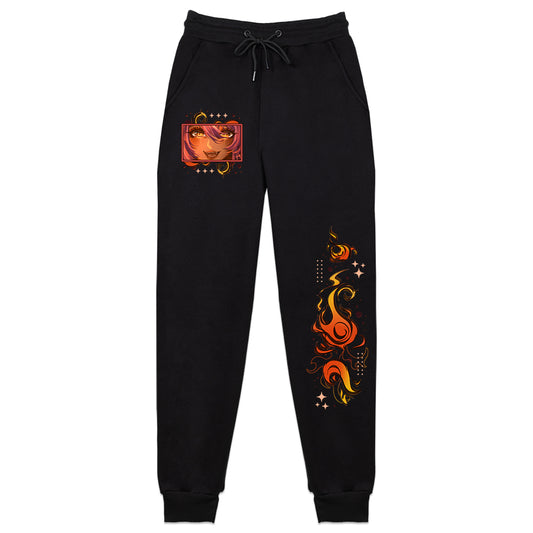 ChibiOkamiVT Flames Sweatpants