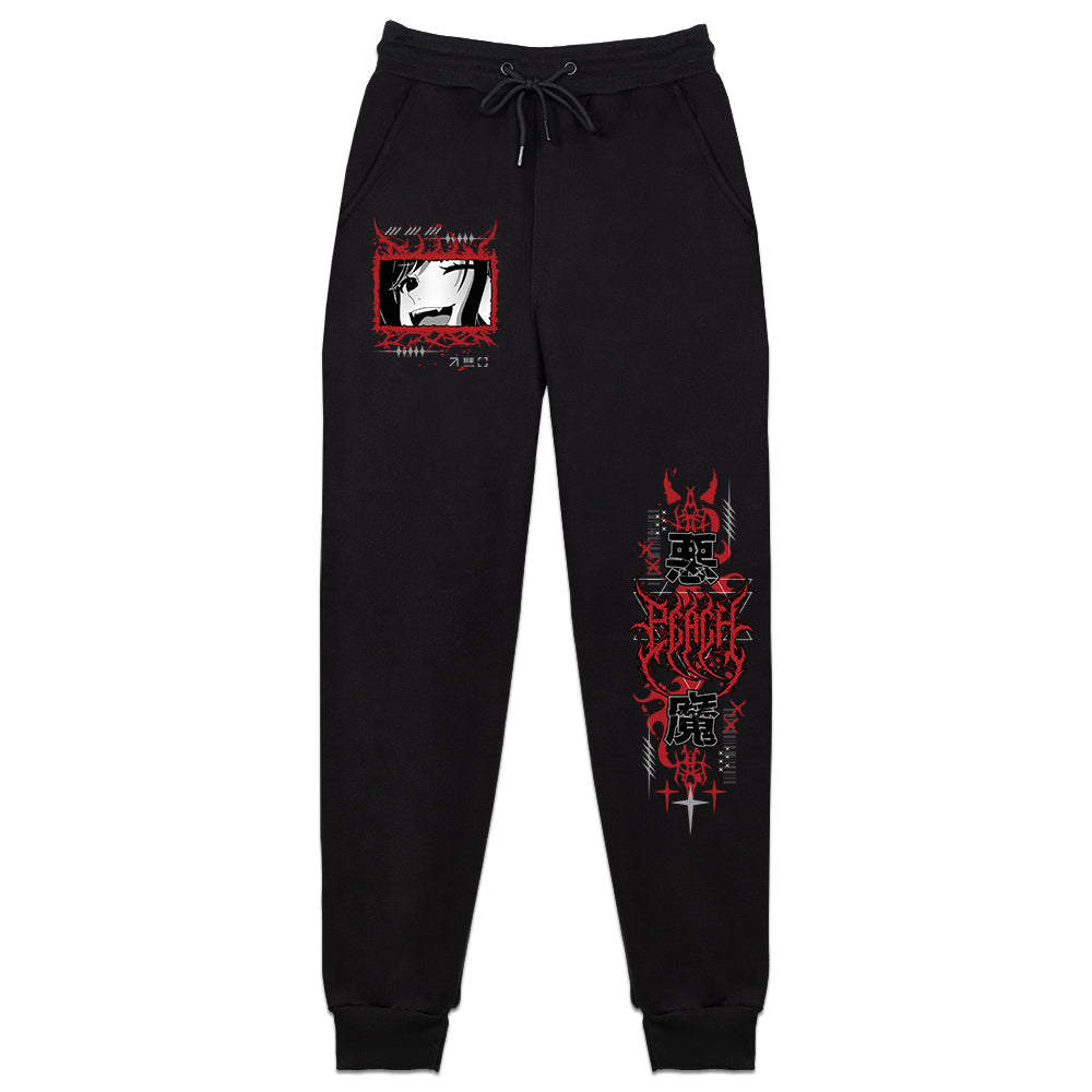 PuffyPeach Chaotic Demon Sweatpants