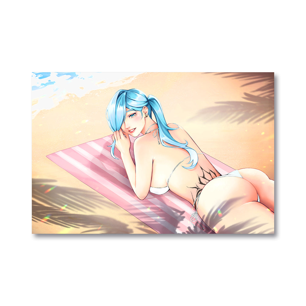 Sweet_Frequency "Beach Pastries" Poster