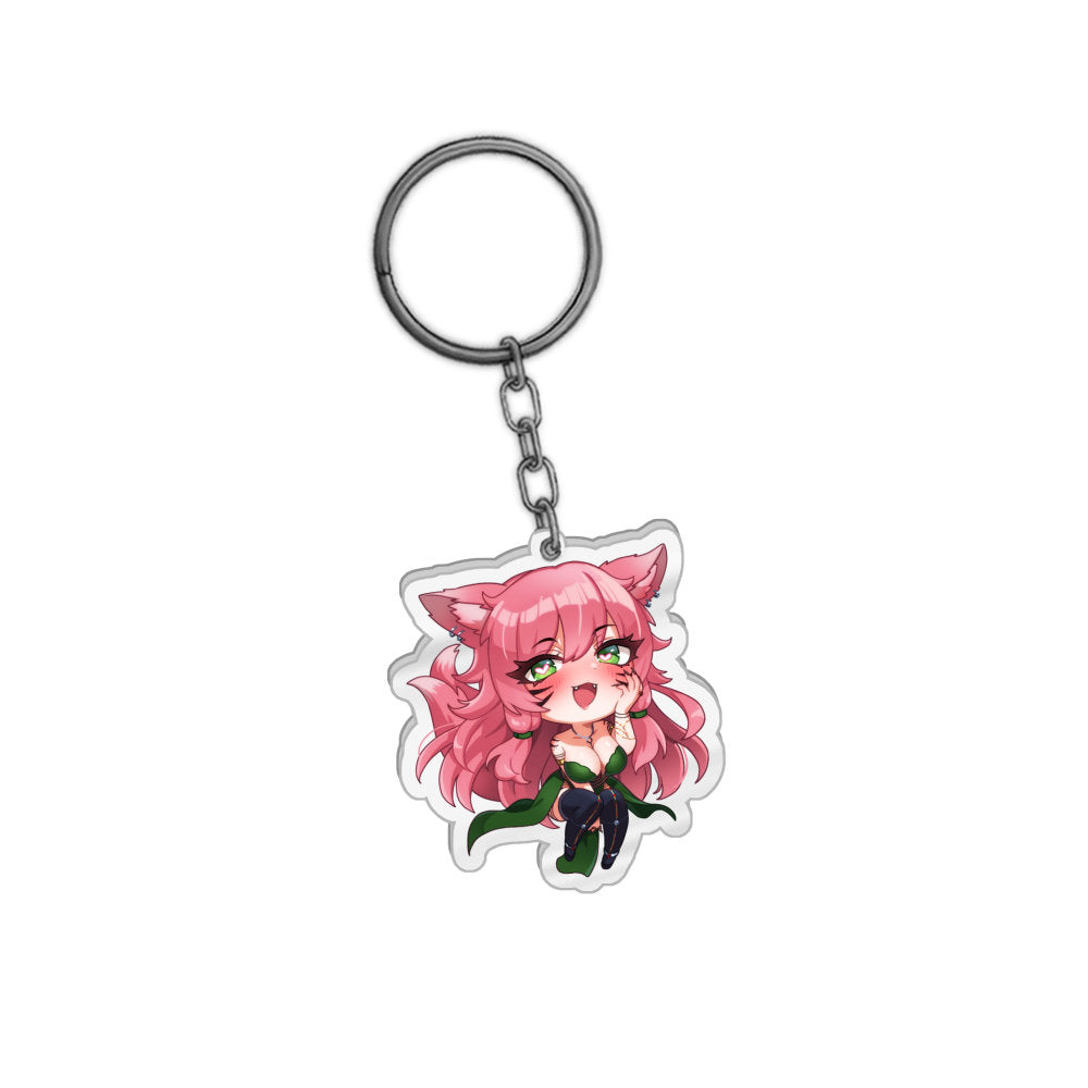 SylvanaFoxx Blushing Keychain