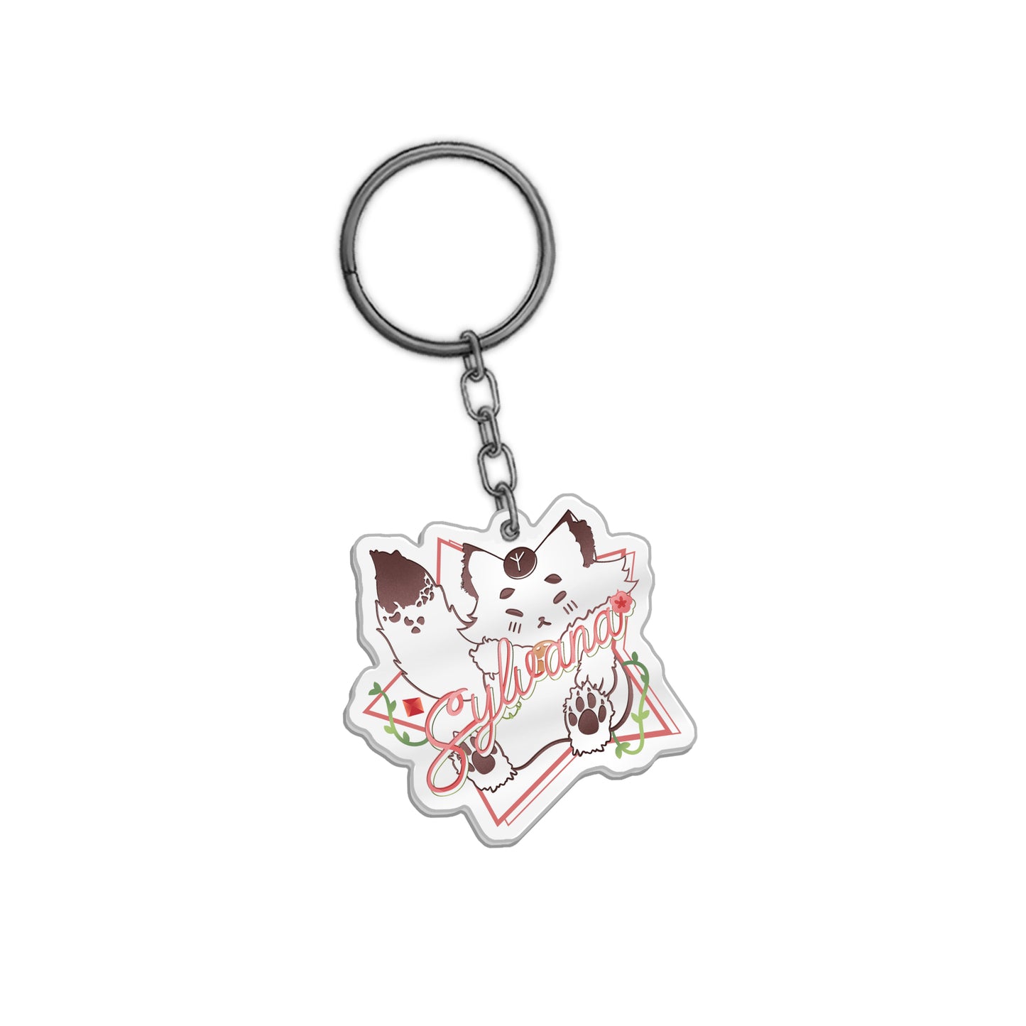 SylvanaFoxx Forest Friends Logo keychain