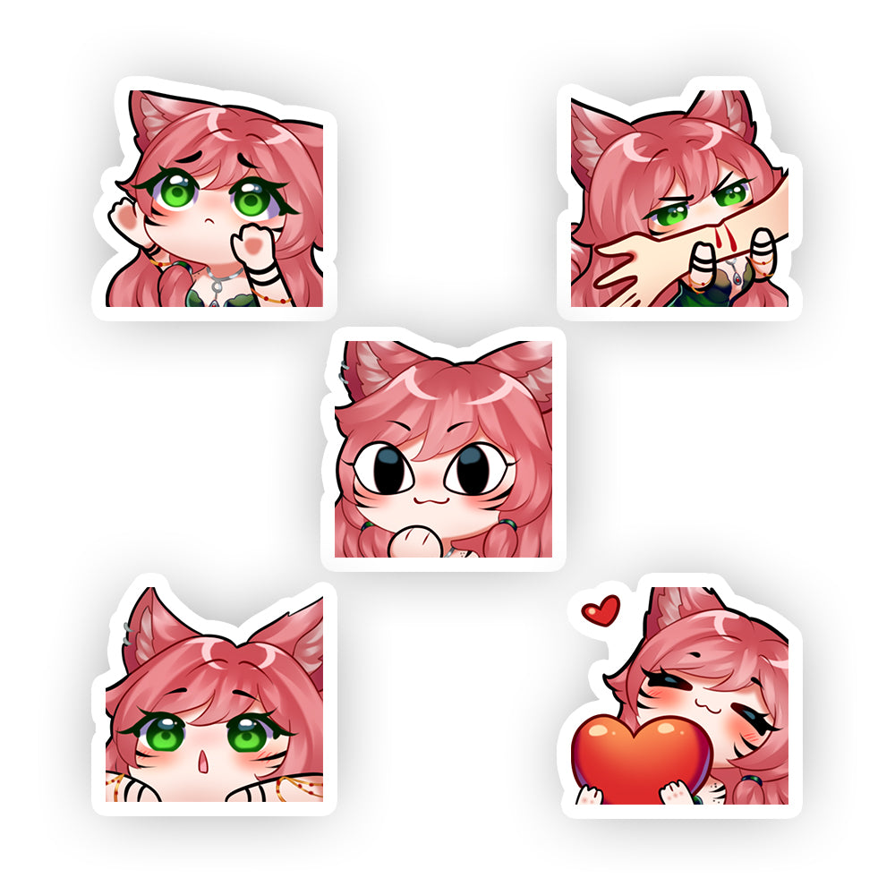 SylvanaFoxx Emote Sticker Pack