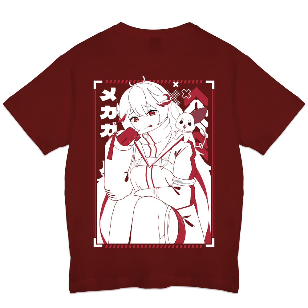 FiFiGoesRee & Ratta Dark Red T-Shirt