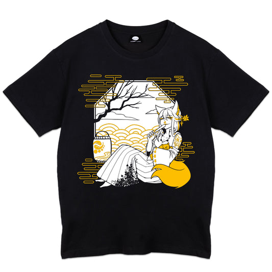 Misty Days Kitsune Anime Streetwear T-Shirt