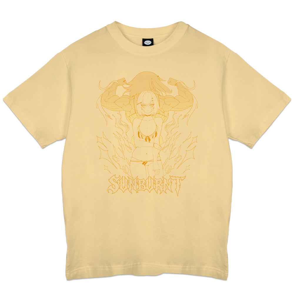 Sunburnt Burning Passion Yellow T-Shirt