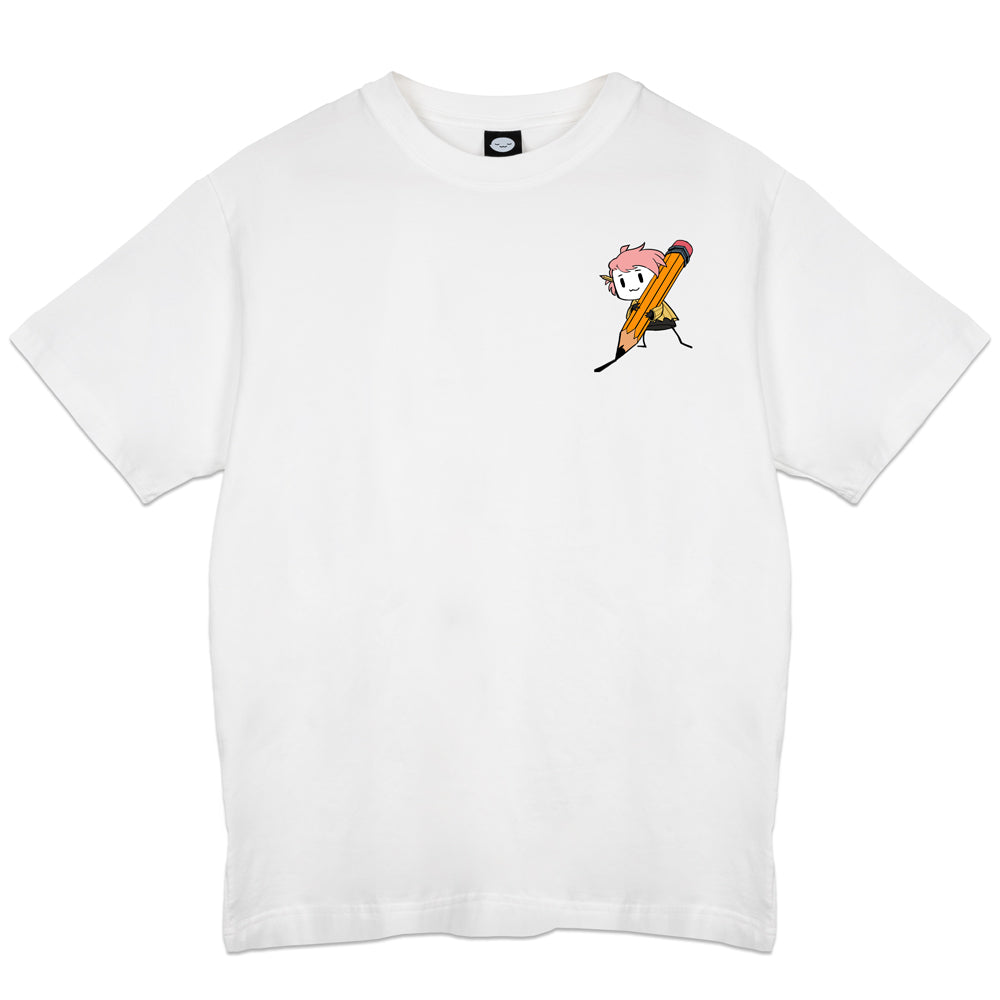 HBpenncil Doodle T-Shirt(White)