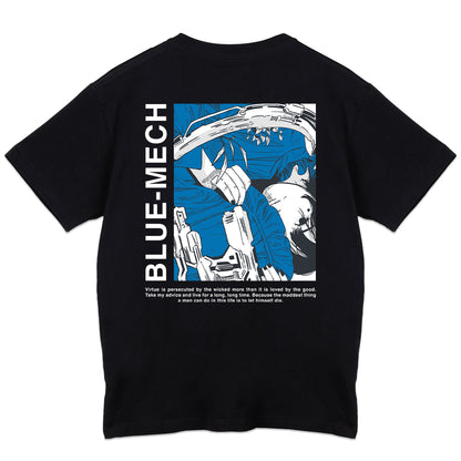 Bluepid "Blue-Mech" T-Shirt - Black