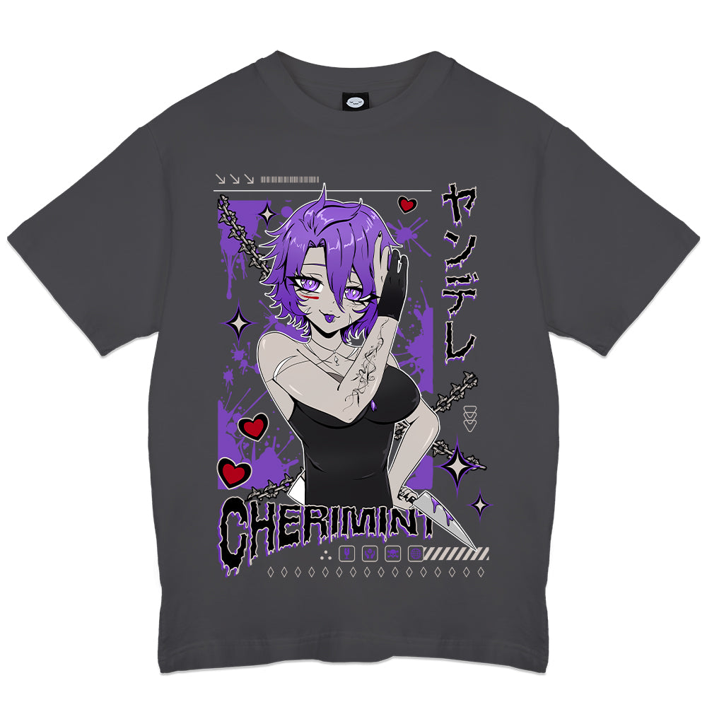 Cherimint "Knives Out" T-Shirt - Charcoal