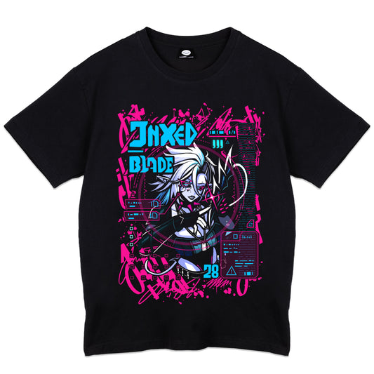 JNXED_BLADE28 "Neon Chaos" T-Shirt