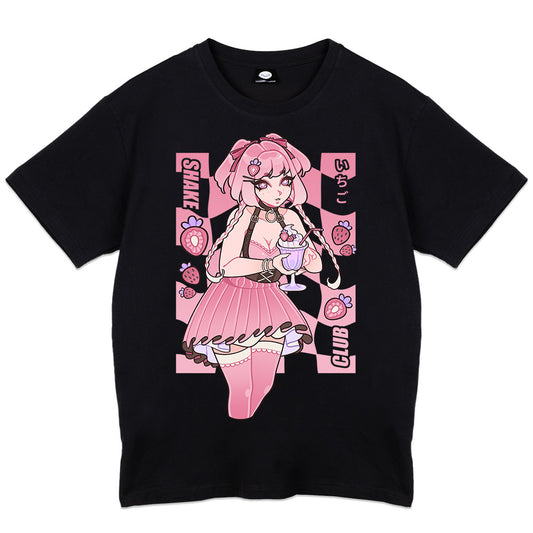 LUCIDIT.Y Strawberry Milkshake Club T-Shirt