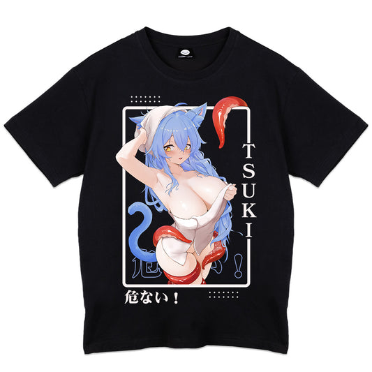 Tsuki Tyan Tentacles T-Shirt - Black
