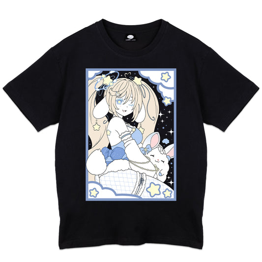 star0bunny "Soft Clouds & Starry Nights" T-Shirt