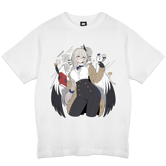 KiraHishotori Bird Secretary White Shirt