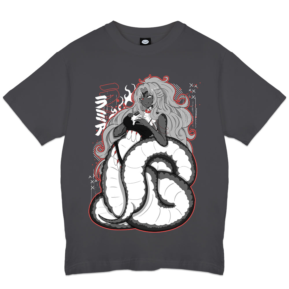 Uwabamii "Serpent" T-Shirt - Charcoal