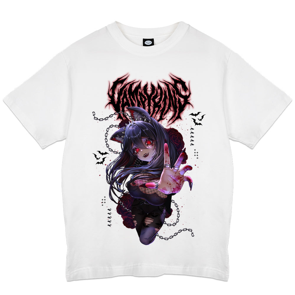 Vampykinz Band T-Shirt - White