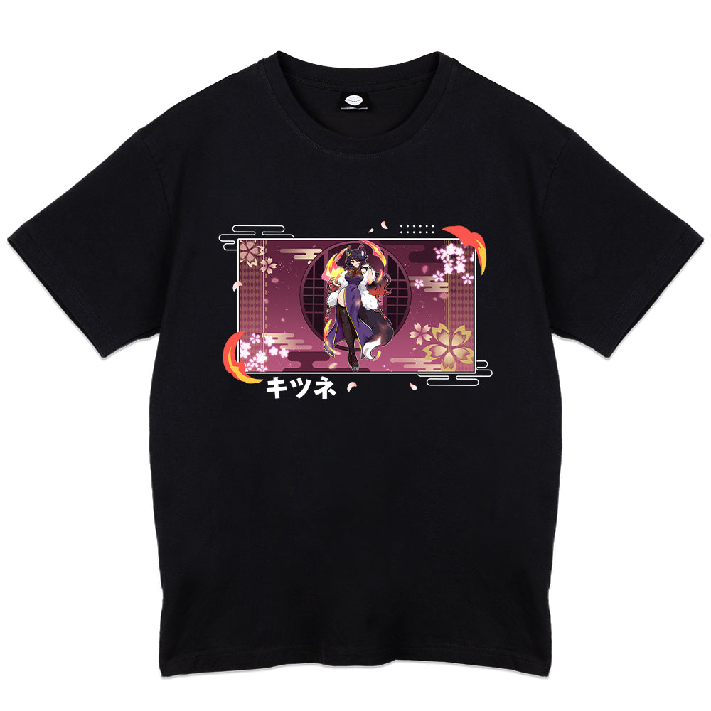 FireLordBrooke "Flames" T-Shirt - Black