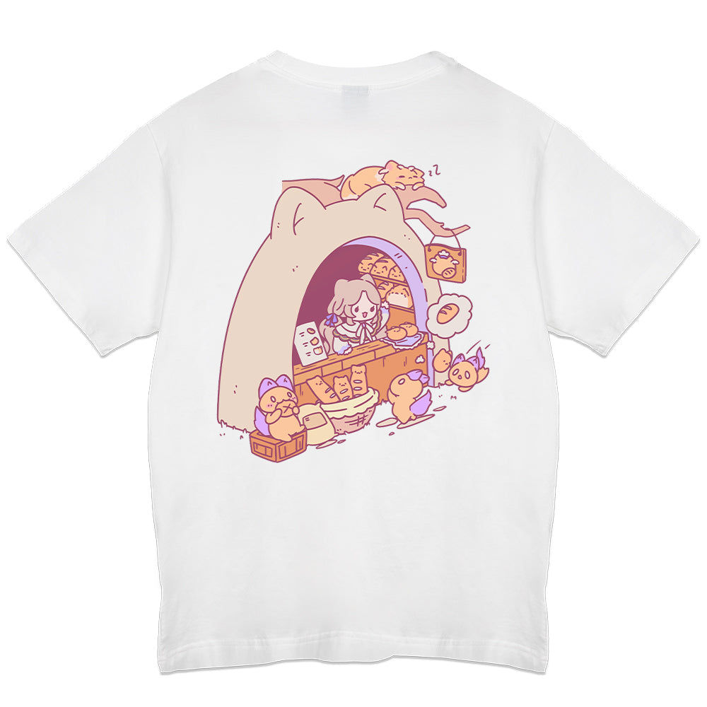 Suirie "Pop-up Bakery" White T-Shirt