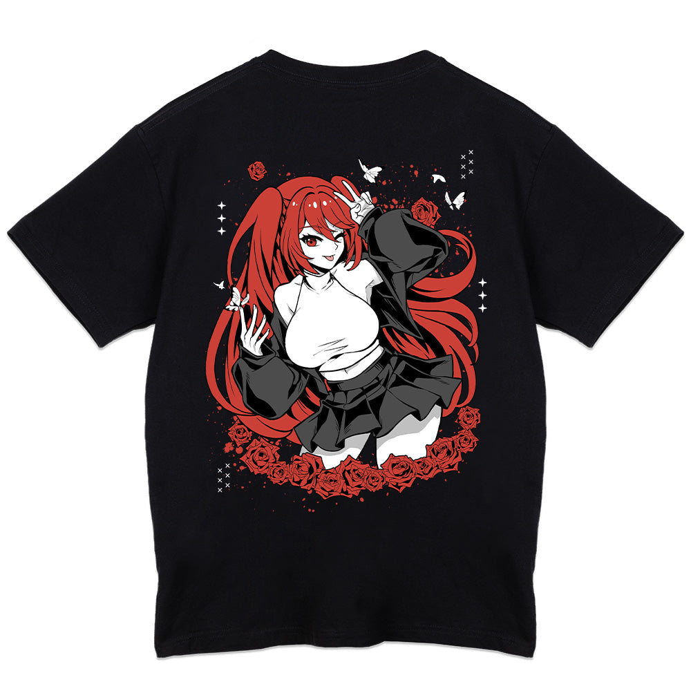 MarryofBlood "Butterflies & Roses" Double-Sided T-Shirt