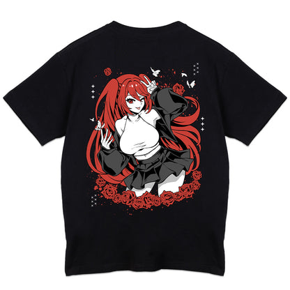 MarryofBlood "Butterflies & Roses" Double-Sided T-Shirt