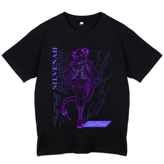 silvenah "Crystal Dragon" Black Tshirt