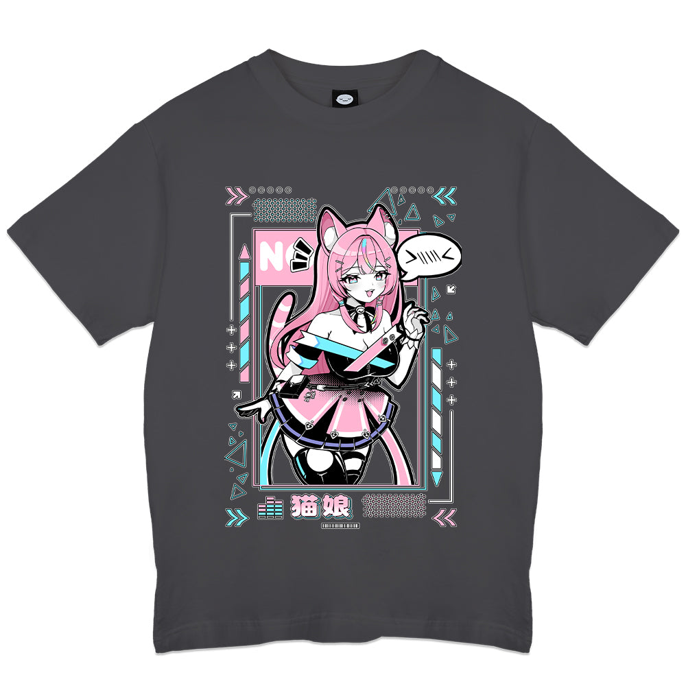 novuvt "Fluorescence" T-Shirt - Charcoal