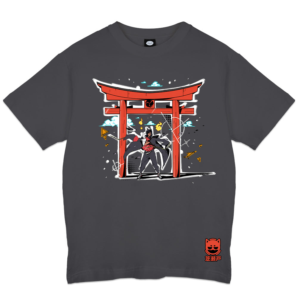 ShibaSeto "Torii Gate" Dark Grey T-Shirt