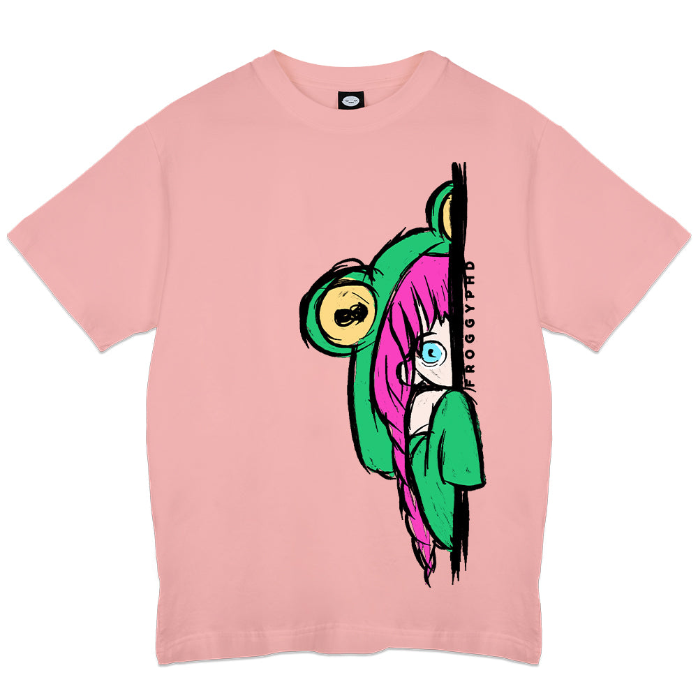FroggyPhD "Hidden" Pink T-Shirt