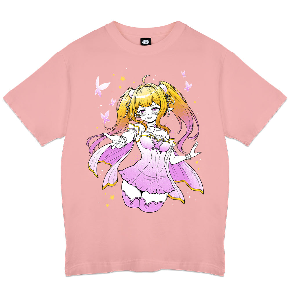 PeachyPiwie "Butterflies & Dreams" Pink T-Shirt