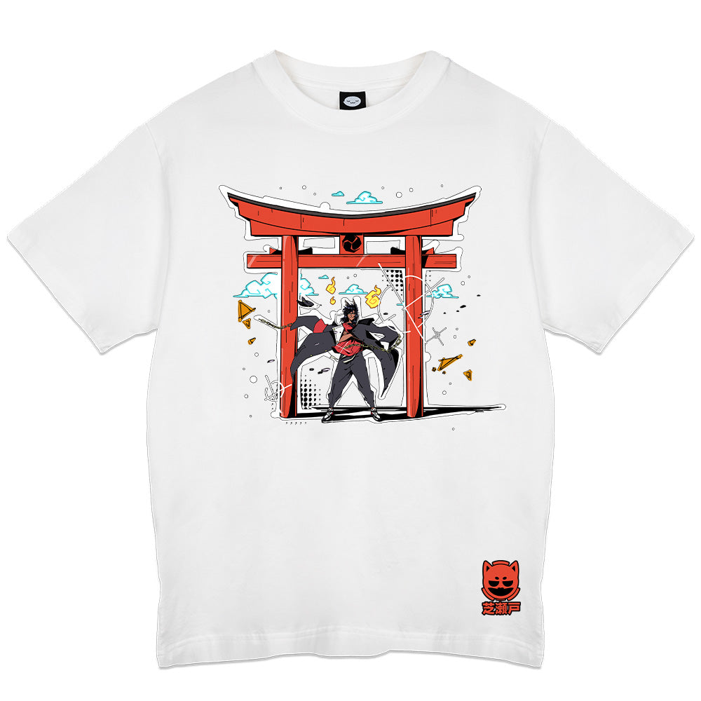 ShibaSeto "Torii Gate" White T-Shirt