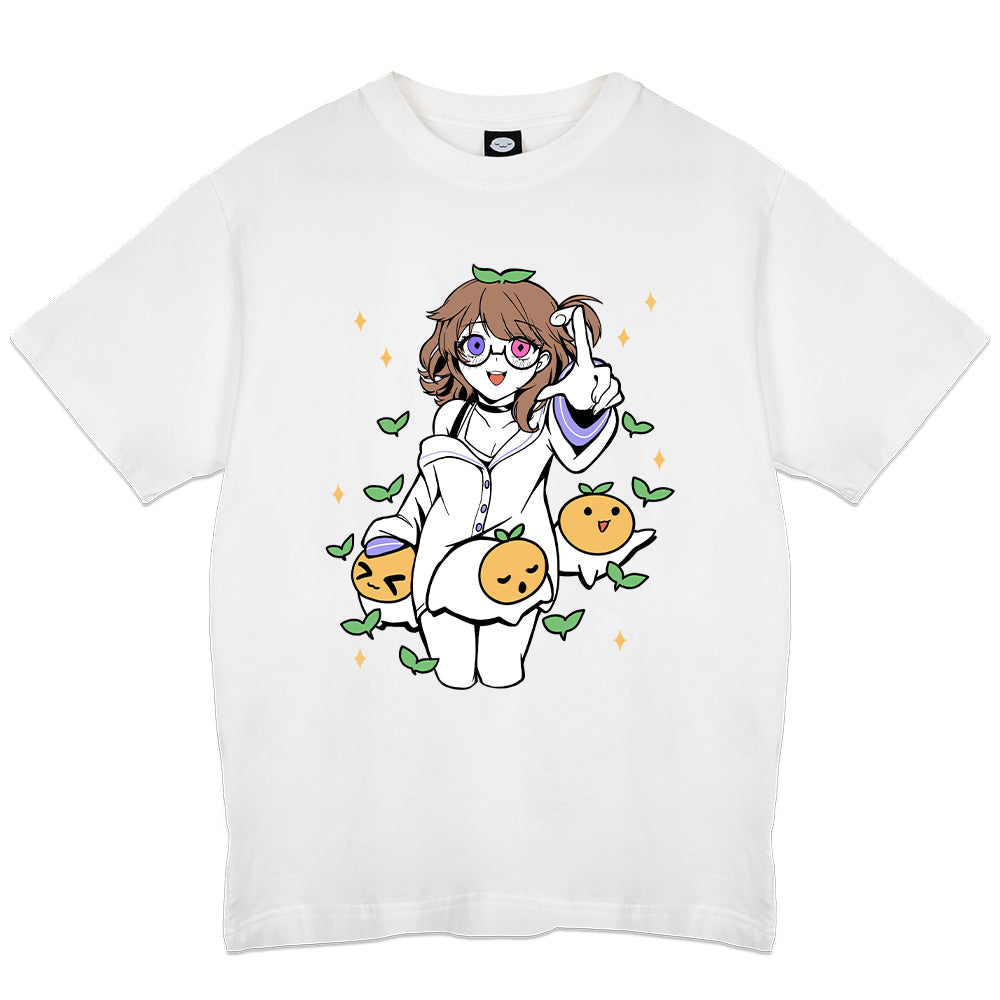 doremiiart "Eggsprout Stargaze" White T-Shirt
