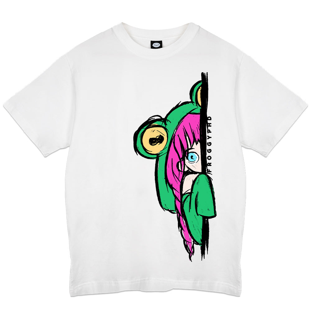 FroggyPhD "Hidden" White T-Shirt