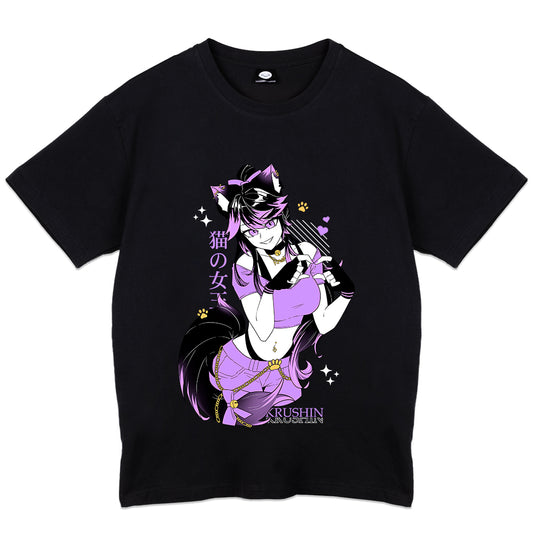 Krushin Neko Queen T-Shirt