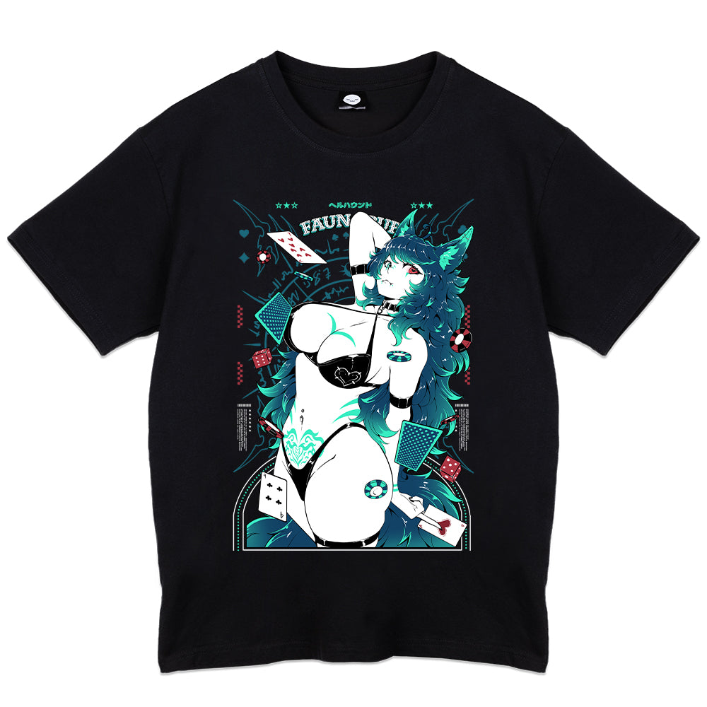 FaunaPup "Gambler Hellhound" T-Shirt