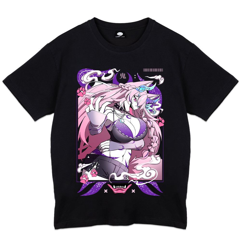 Tonyopon "Corrupted Oni Fox Goddess" T-Shirt