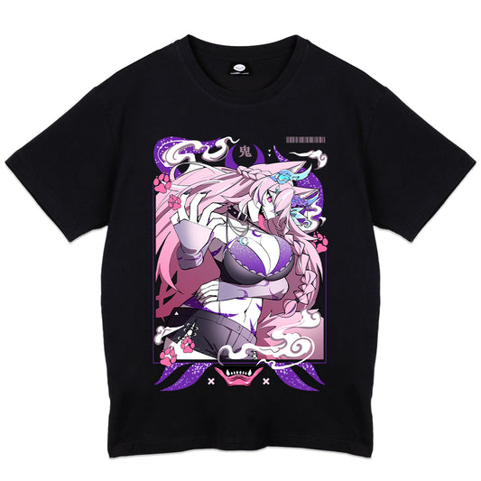 Tonyopon "Corrupted Oni Fox Goddess" T-Shirt