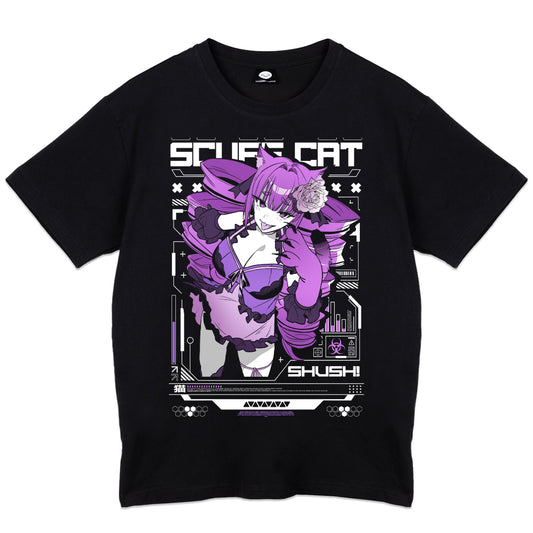 Scuff Cat "Shush!" T-Shirt