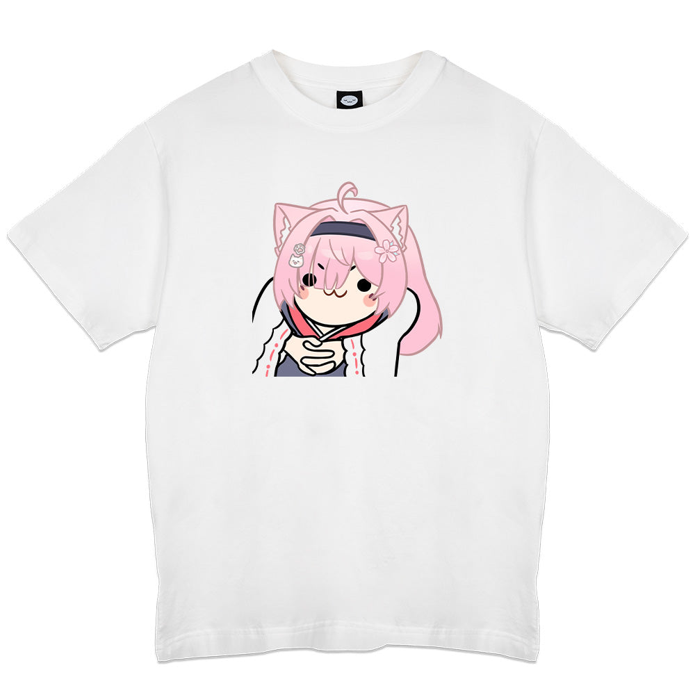 YomuFuwamochi Plottin T-Shirt - White