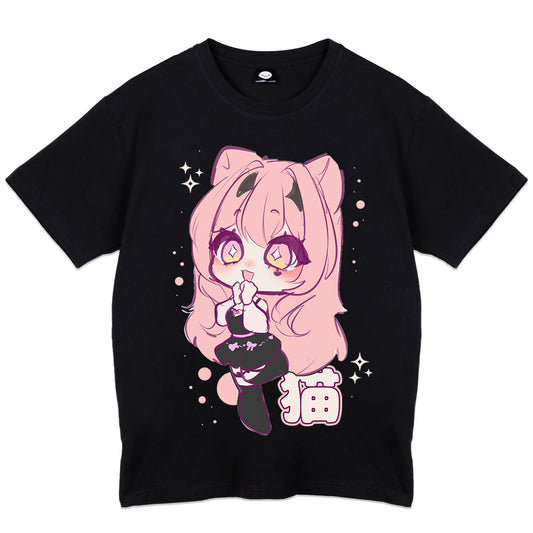 GhostyUwU "Chibi Neko" T-Shirt