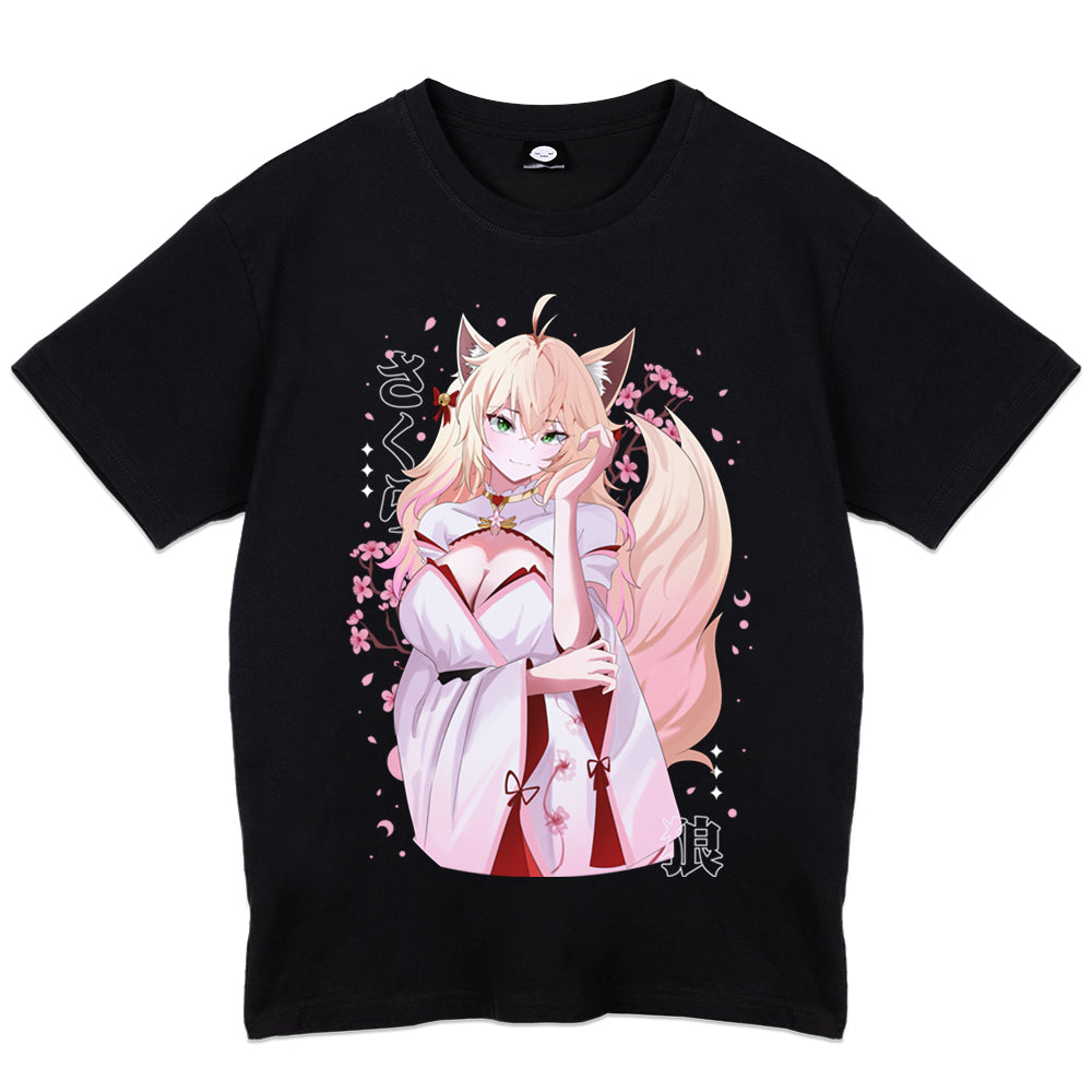 AlliKatMarie "Sakura Wolf" T-Shirt