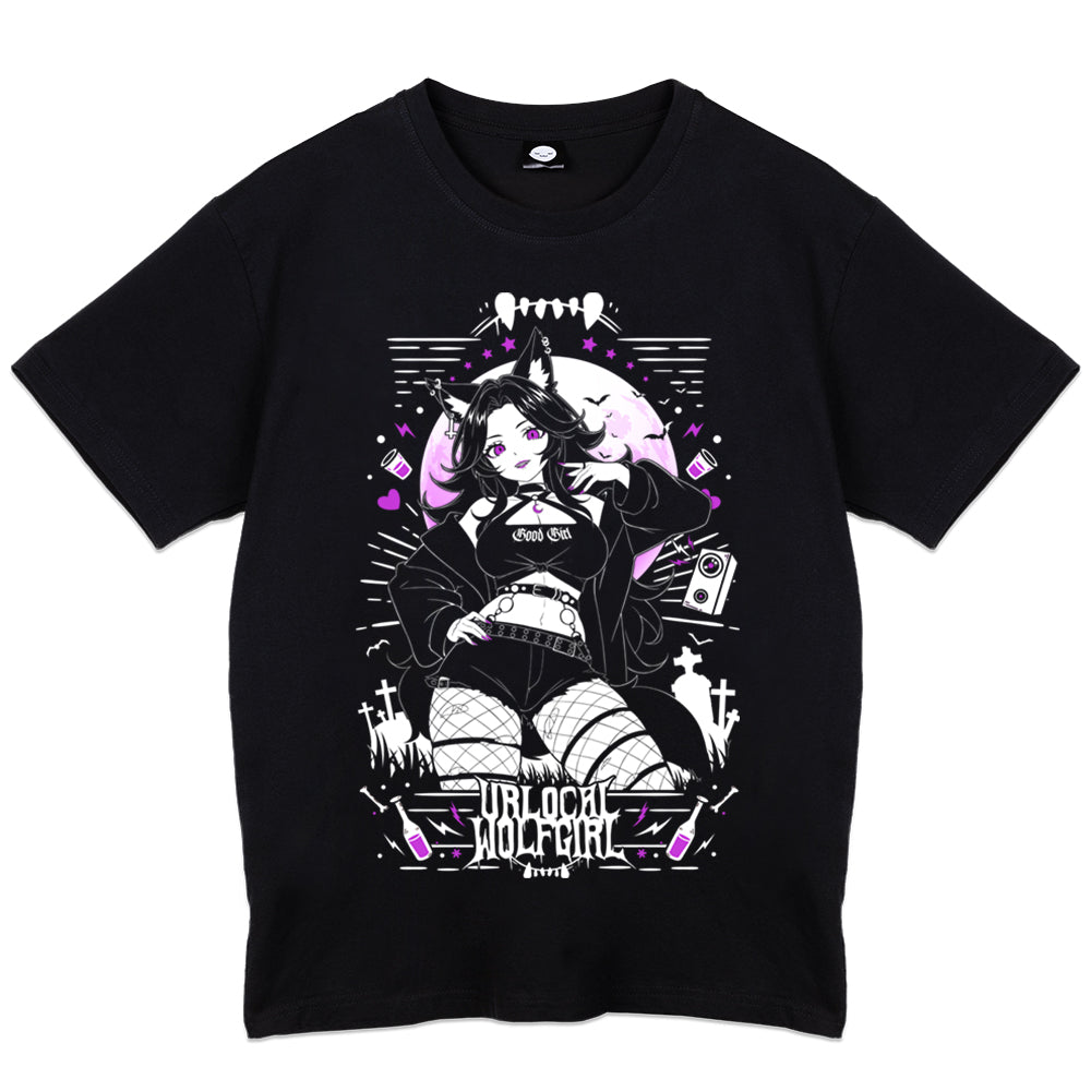 UrLocalWolfGirl Werewolf Waifu T-Shirt