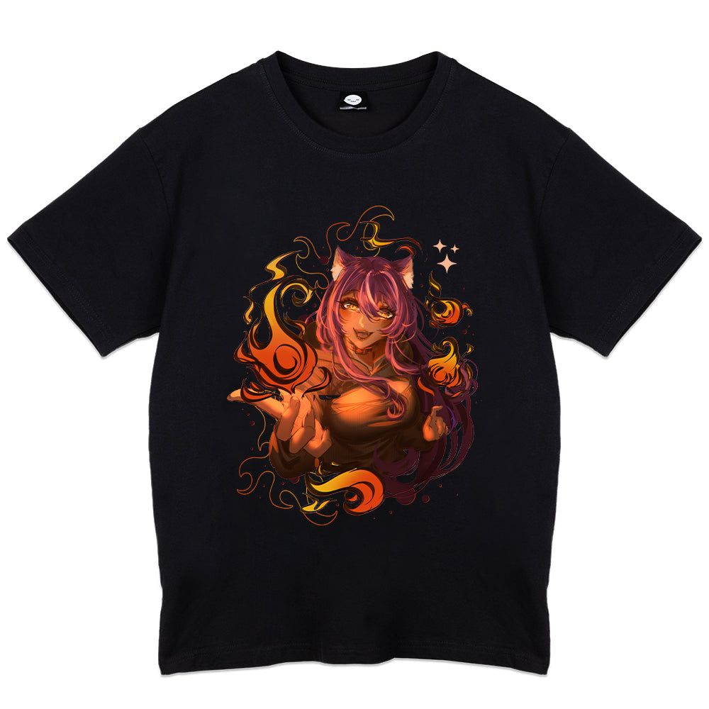 ChibiOkamiVT Flames T-Shirt