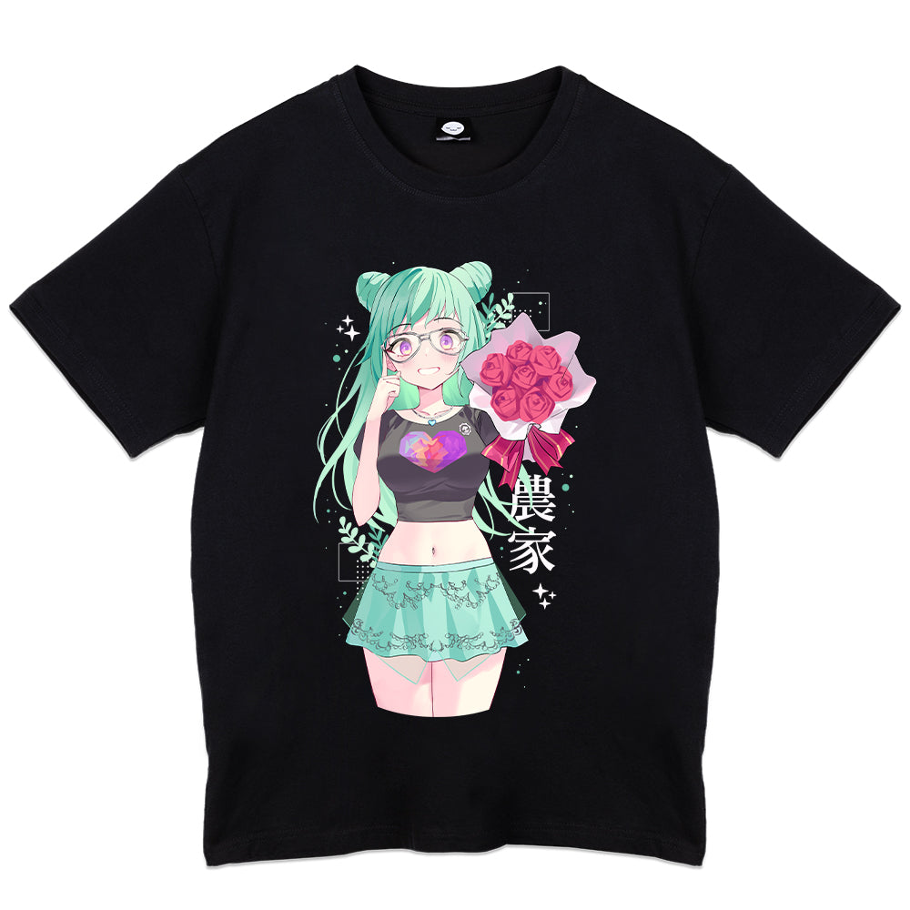 MintyMikkusu 'Farmer' Black Shirt