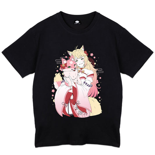 Allikatmarie "Pink Sakura Pair" T-Shirt