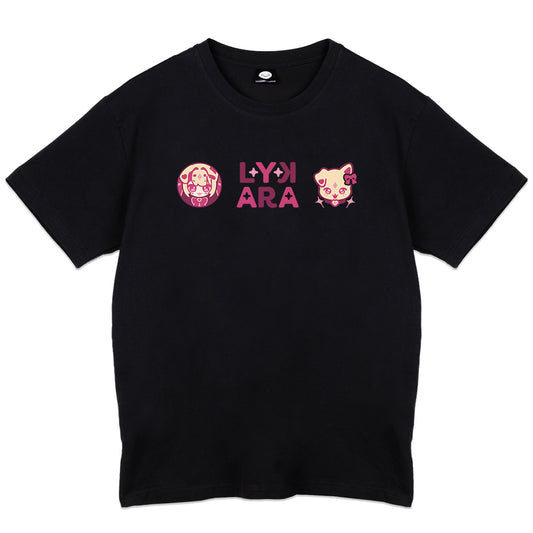 Lykara Branded T-Shirt - Black