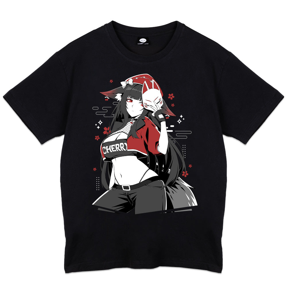 cherri_vt "Kitsune Mask" T-Shirt