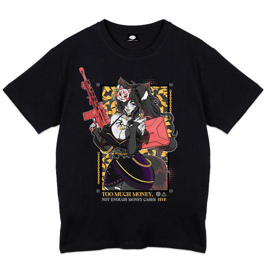 aWildKITsune Too Much Money T-Shirt