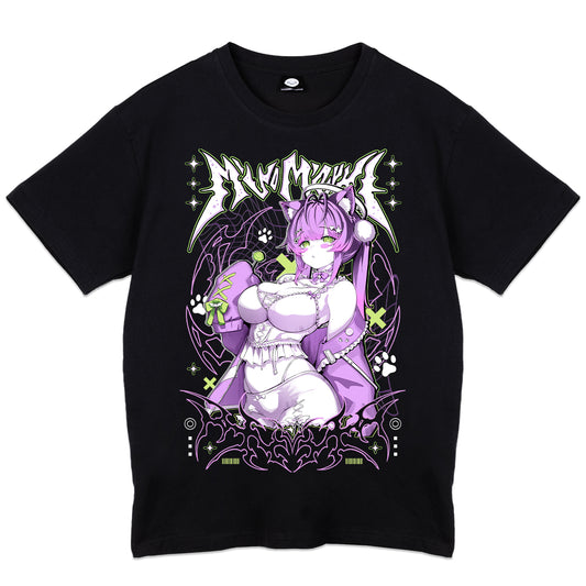 Miwo Mizuki Cyber Pop T-Shirt - Black