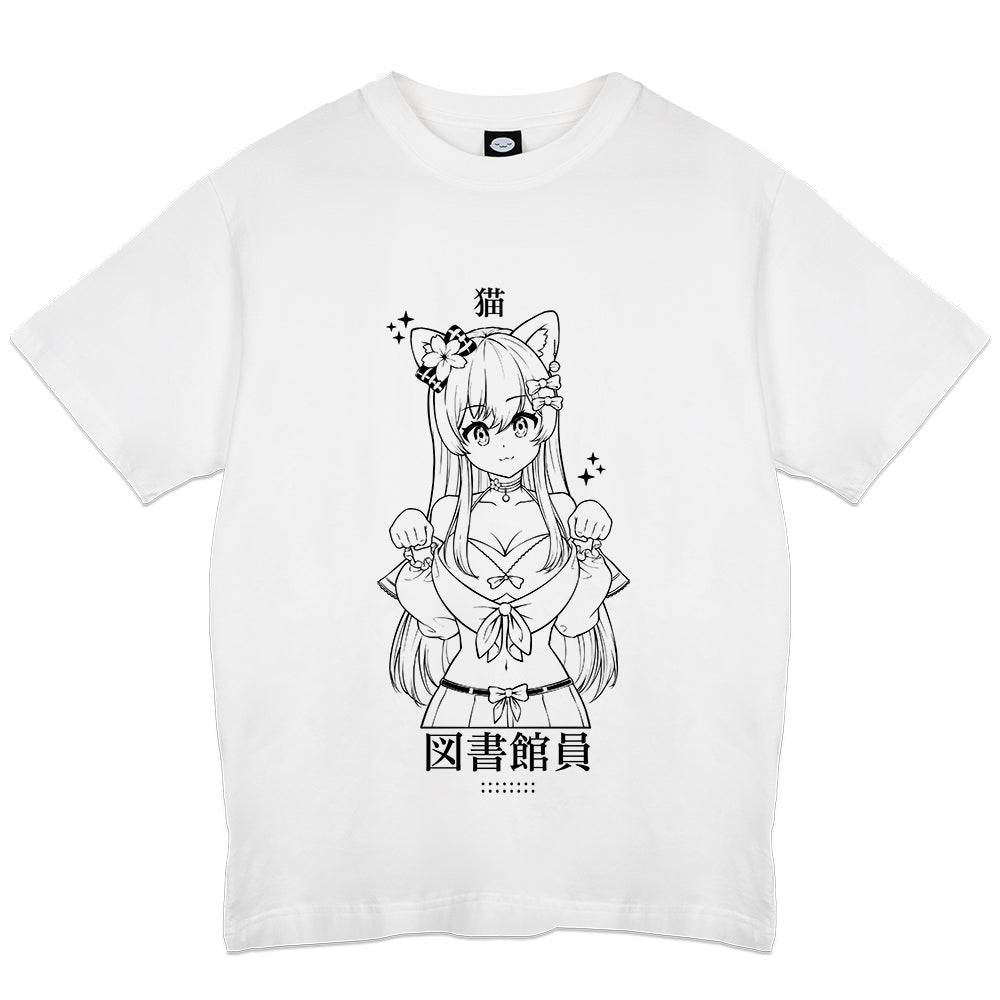 Simi_0o0 Nya T-Shirt (White/Black)